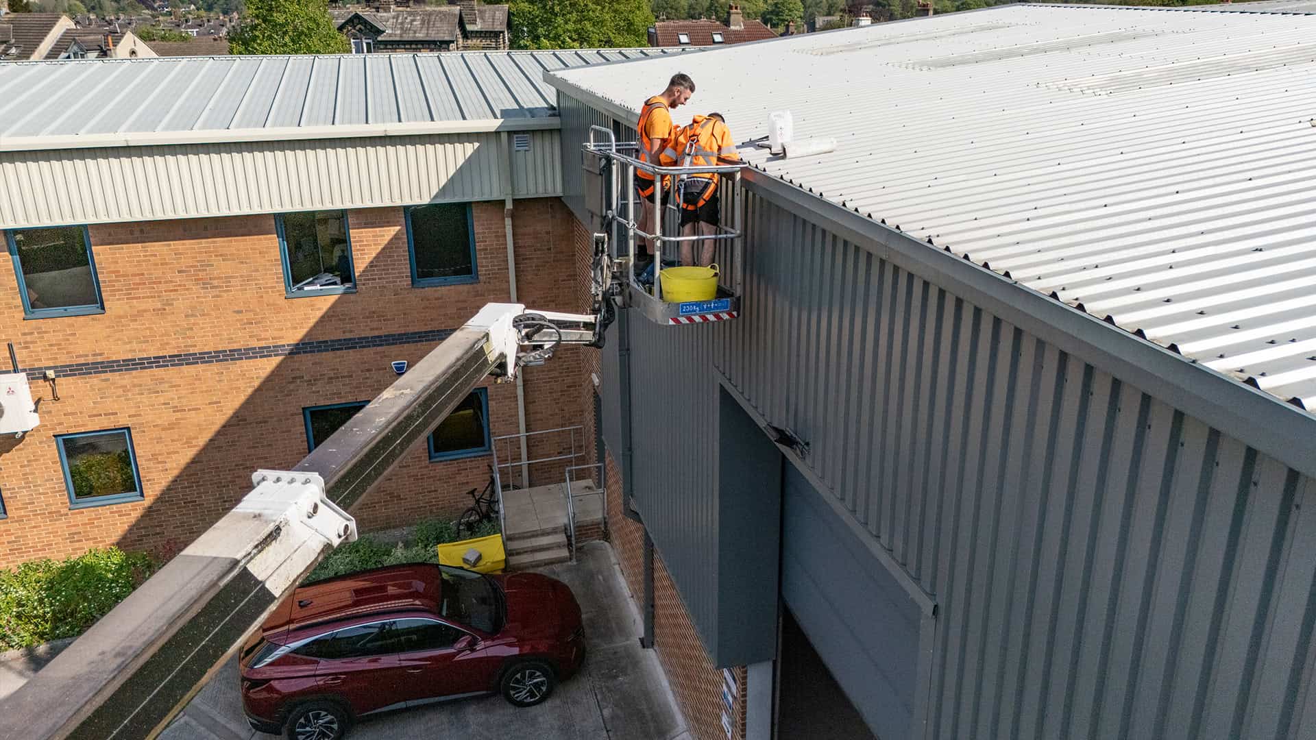 commercial gutter replacement in yorkshire