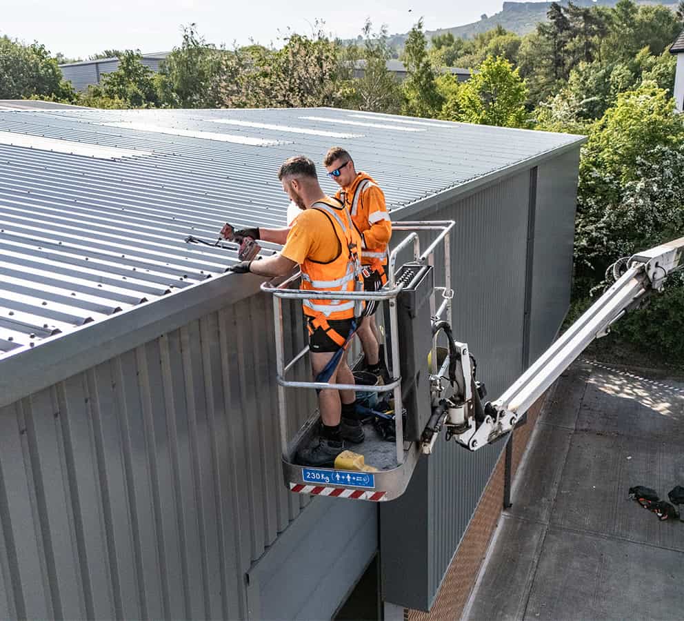 high level commercial gutter maintenance